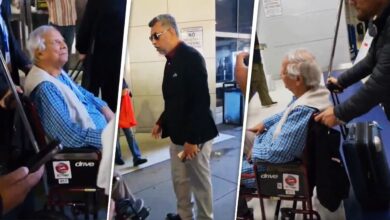 अमेरिका के JFK एयरपोर्ट पर मोहम्मद यूनुस का विरोध, पूछा- आप यहां क्यों आए