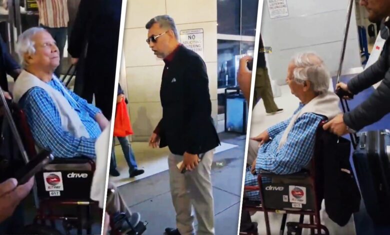 अमेरिका के JFK एयरपोर्ट पर मोहम्मद यूनुस का विरोध, पूछा- आप यहां क्यों आए